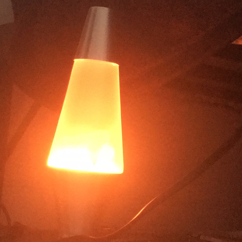 Orange lava lamp
